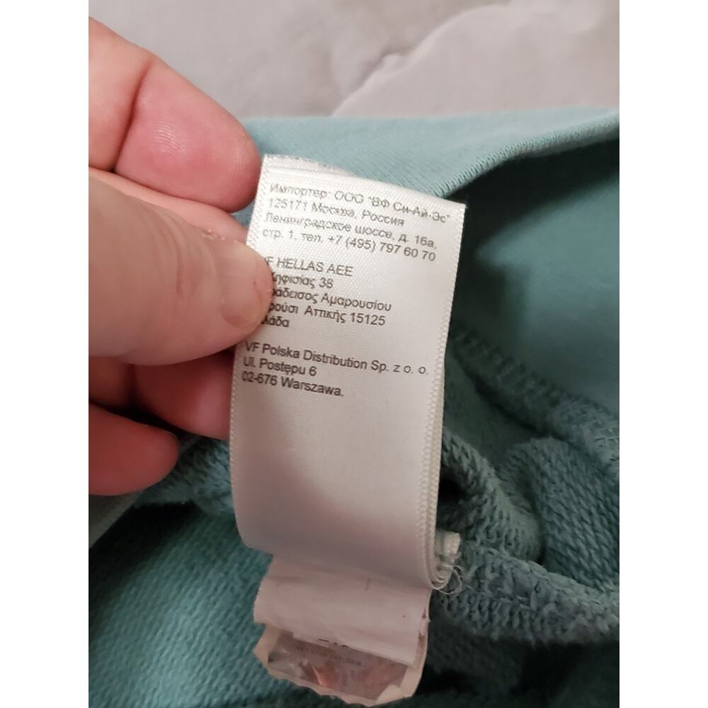 The North Face Women’s Crewneck Sweatshirt Green Logo Pullover Size Small - Picture 12 of 14